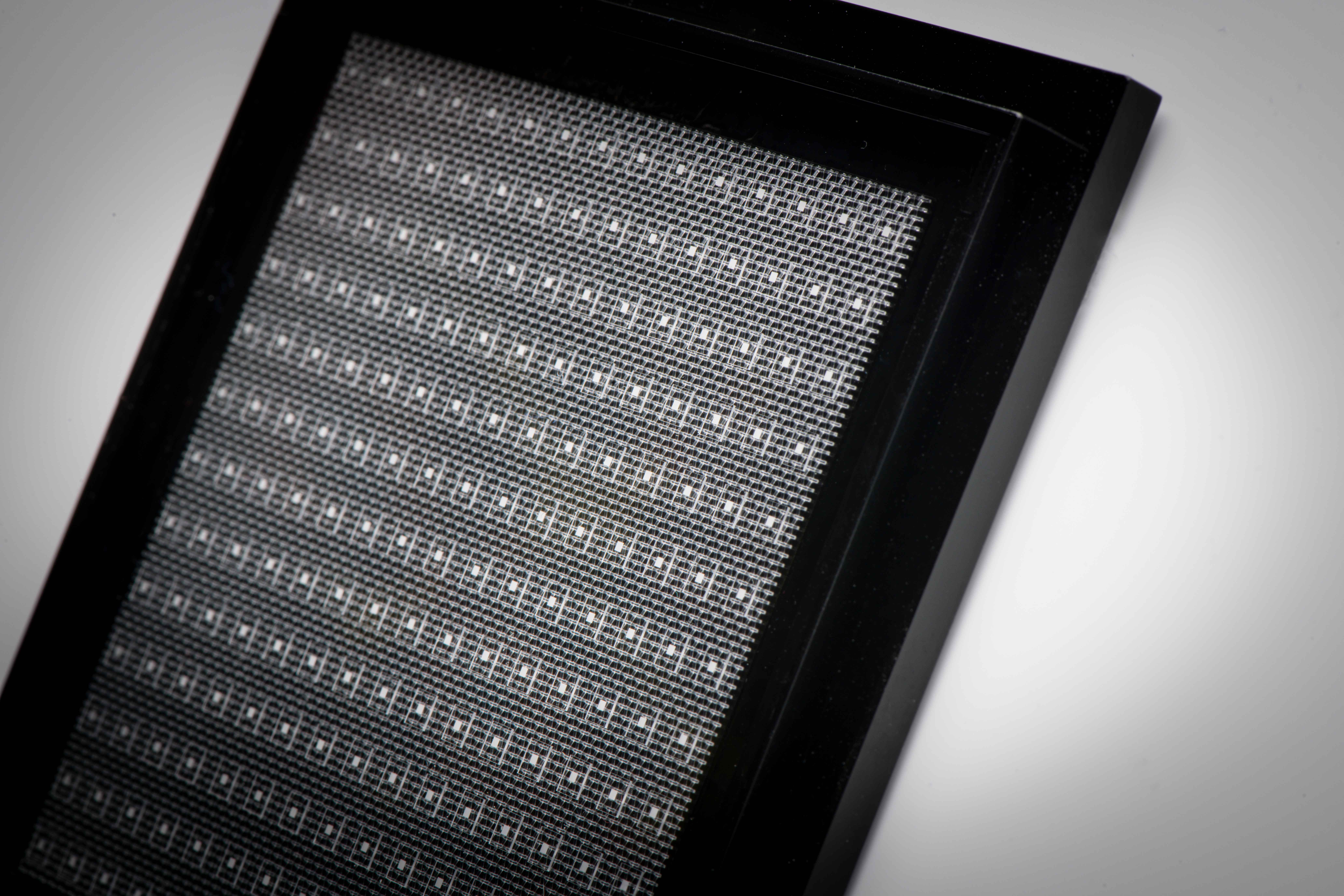 Corresponding microlens chips (MLA) in Gel-Pak®