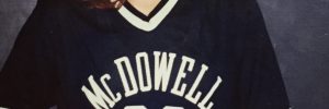Large image of Bryn Chrisman's McDowell team basketball jersey
