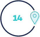 14 locations