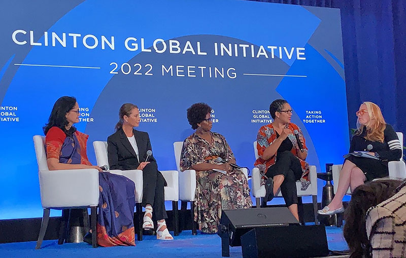 Clinton global initiative panel