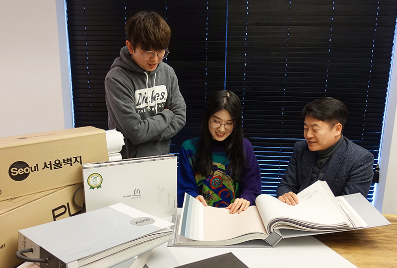 采用韩华化学ECO-DEHCH的Seoul壁纸产品(图片来源: 韩华化学)